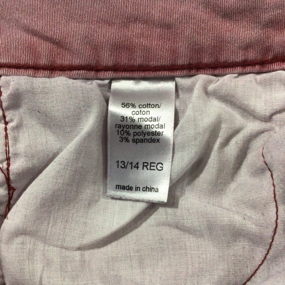 Maurices Pink High Rise Pants - Size 13/14 - Picture 8 of 9